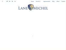 Tablet Screenshot of lanemichel.com